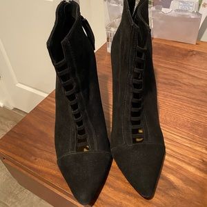 Cynthia Vincent Black Booties